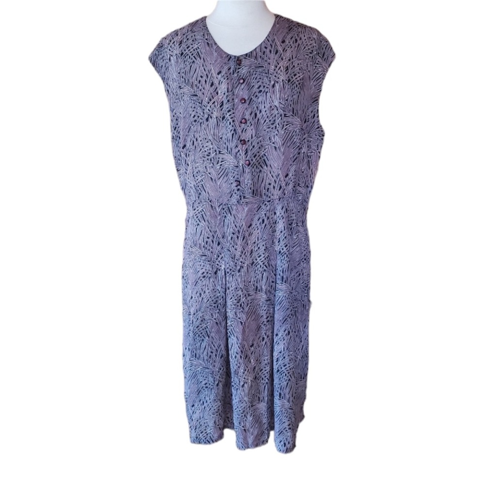 Vintage Unlabeled Multi-Color Sheath‎ Dress